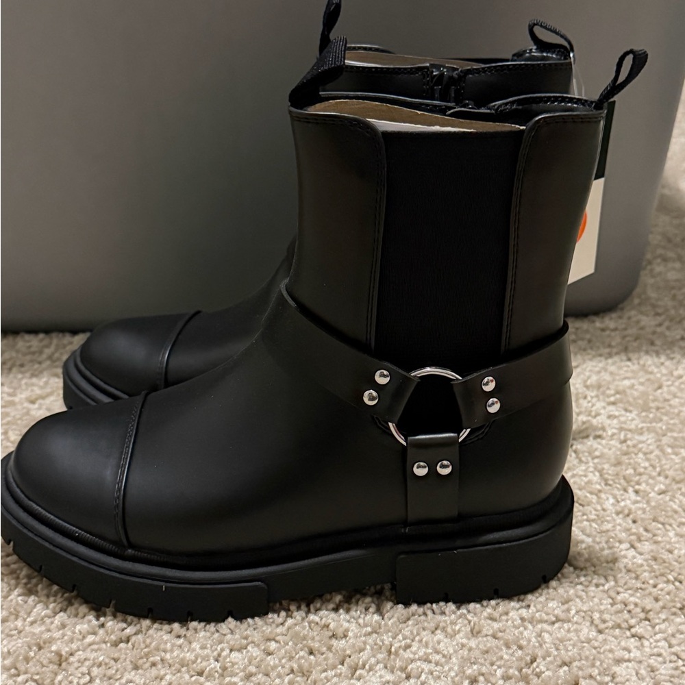 Art Class Crosby Harness Moto Boots Black NWT  Size 2 and 3 Available